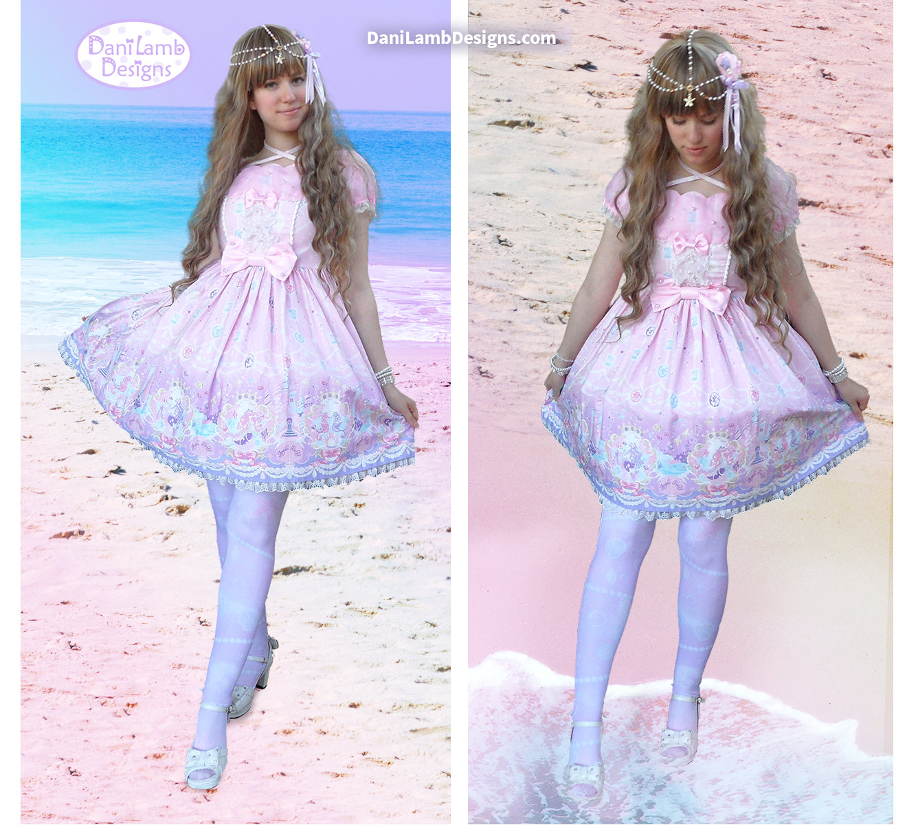 mermaid themed lolita outfit